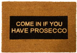 Artsy Mats Come In If You Have Prosecco Glitter természetes kókuszrost lábtörlő, 40 x 60 cm - Artsy Doormats