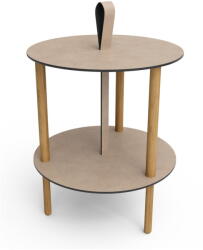 LIND DNA Kerek tárolóasztal ø 38 cm Strap S Bull - LIND DNA