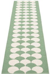 Pappelina Zöld-krémszínű kültéri-beltéri futószőnyeg 70x250 cm Poppy Oregano - Pappelina