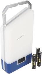 Heitech LED kemping lámpás + 3 fényerő fokozat 250 Lumen beépített karabiner kampó + 3db Micro AAA elem