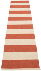 Pappelina Téglavörös-krémszínű kültéri-beltéri futószőnyeg 70x300 cm Bob Brick - Pappelina