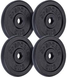 SC Sports Öntöttvas tárcsa készlet 20 kg 30 mm 4 x 5 kg (10002965) - gorillasports Súlytárcsa