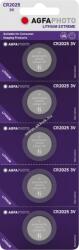 AccuCell Agfaphoto elem Lithium gombelem CR2025 3V Extreme Retail Blister (5-Pack)