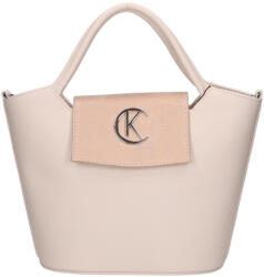 Karen 9420 bézs rozé rostbőr női táska