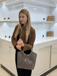 Karen rostbőr táska 1722 barna virág