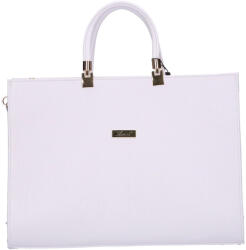 Karen 1206 fehér rostbőr női aktatáska