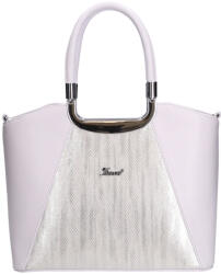 Karen rostbőr táska 9251 bis fehér ezüst