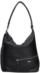 Karen 2521 fekete rostbőr női táska