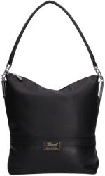 Karen 1337 bis fekete rostbőr női válltáska