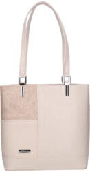 Karen 1553 bézs virág rostbőr női válltáska