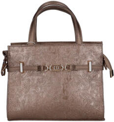 CHIARA rostbőr táska K 7038 bronz virág