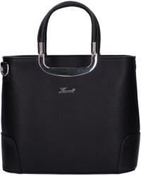 Karen 1491 bis fekete rostbőr női táska