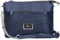 Karen 9358 kék rostbőr női válltáska