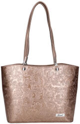 Karen rostbőr táska 2516 bronz virág