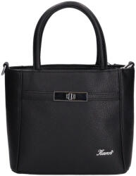 Karen 1736 fekete rostbőr női táska