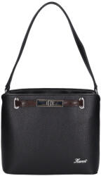 Karen 1654 fekete barna rostbőr táska