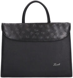 Karen rostbőr táska 284 fekete rózsa