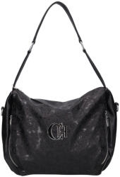 CHIARA rostbőr táska I 581 fekete virág