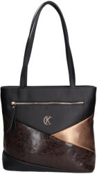 Karen 1740 fekete arany rostbőr női táska