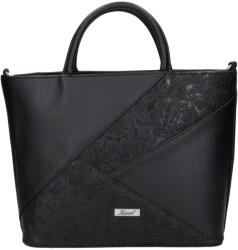 Karen rostbőr táska 2510 fekete virág