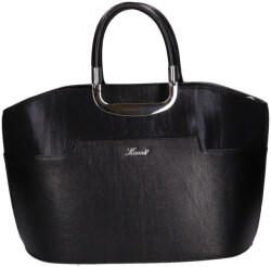 Karen 9079 fekete rostbőr női kézitáska