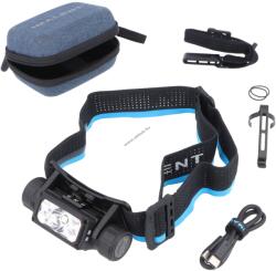 IMALENT HT70 fejlámpa, homlok lámpa 3500 Lumen 3 fényforrás + 5000mAh Li-Ion akku