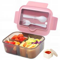  Bugucat Bento Lunch Box 1400 ml Uzsonnás doboz 3 rekesszel