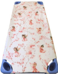  Vízhatlan virágtündér mintás gumifüllel ellátott ovis lepedő - 55x130 cm