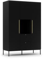Eltap Lanzzi 120 gardrób fekete matt, fekete matt gardrób, fekete - sprintbutor