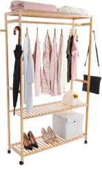 TEMPO KONDELA Szekrény szervező, természetes bambusz, MELAR - sprintbutor