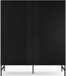Eltap Raftt vitrin, Gardróbszekrények és vitrinek, Fekete, Fekete - sprintbutor