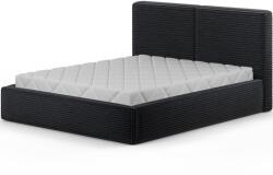 Eltap Pesillo ágy + fémkeret/gázemelő/tárolóhely 140x200, Fekete, Modulo 10