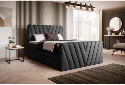 Eltap Candice 140x200 boxspring ágy fekete