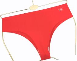  ViSion Varrat nélküli tanga bugyi, piros, Size XL, mikroszál