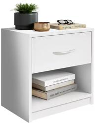 Ateir PEPE éjjeliszekrény fehér színben - sprintbutor - 8 538 Ft