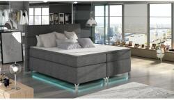 Eltap Amadeo 160X200, Ledes Boxspring ágy, Sötét szürke, Savana 05