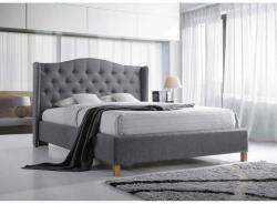 WIPMEB ASPEN ágy, ágyráccsal 160x200 TAP. 23 szürke/tölgy