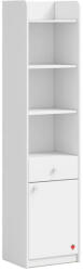 Cilek Biblioteca cu sertar pentru copii 43x184x38 cm, colectia Varia White (20.94.1502.00)