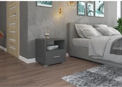 ADRK Éjjeliszekrény fiókkal EMI, Szürke - sprintbutor