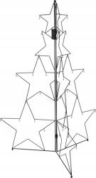 Home Styling Collection Összecsukható Karácsonyfa, 110cm, fekete (AAE441740)