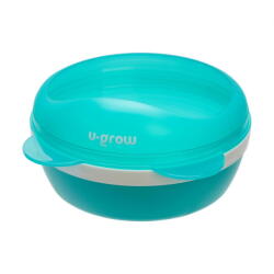 U-GROW Bol 2 in 1 cu capac pentru diversificare , U-Grow, 220 ml