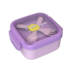 U-GROW Caserola 2in 1 cu lingurita si furculita, mov, U-Grow