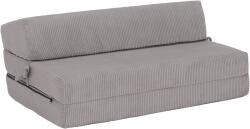 TEMPO KONDELA Összecsukható matrac/fotel, 2v1, szürke, VEDIS - sprintbutor