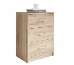 Ateir PEPE III éjjeliszekrény sonoma színben - sprintbutor - 16 909 Ft