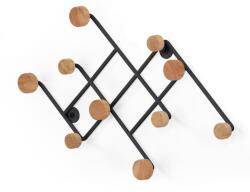 Fortrade Inati fali akasztó (fekete) - sprintbutor