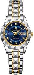 Poedagar Ceas de dama Poedagar Luxury Fashion Casual Quartz Otel Argintiu Albastru Ceas
