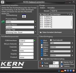 KERN Balance Connection Pro program KERN mérlegekhez - Win, Excel, SAP, SQL, http kapcsolatokkal - 5 licenc (SCD-4.0-PRO-DL-AS05)