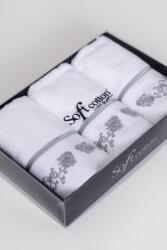 SOFT COTTON DIARA kis törölközős ajándékcsomag, 3 db Szürke / Grey