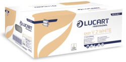 Lucart Easy V hajtogatott kéztörlő 2 rétegű fehér, 20x190lap/karton 40karton/raklap - shopbazis