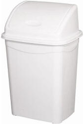 PLANET Billenőfedeles szemetes kuka, műanyag, luxury fehér, 26 L - shopbazis